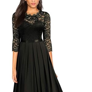 Black long formal dress